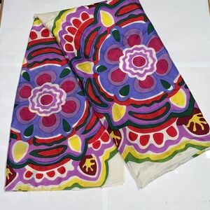 Festival Boho Mandela Floral Women's Scarf 21” x 72"